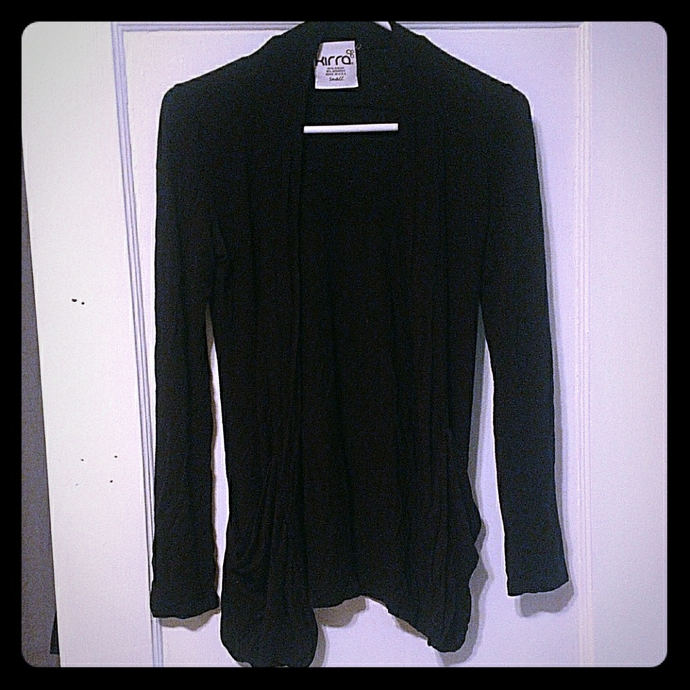 Black cardigan